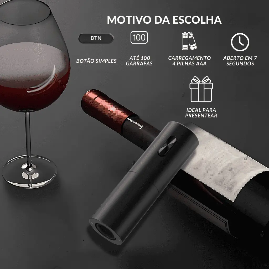 Abridor-de-vinho-elétrico-Automático-à-Pilha-beneficios